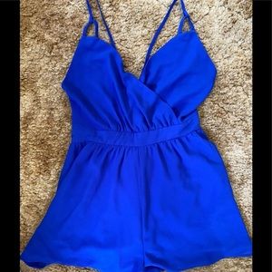 Naked Zebra Backless Romper
